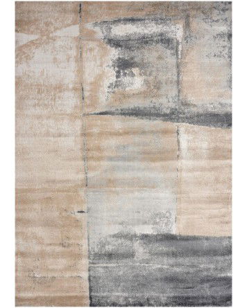 Tapete Eden Contempo Recto Beige y Gris