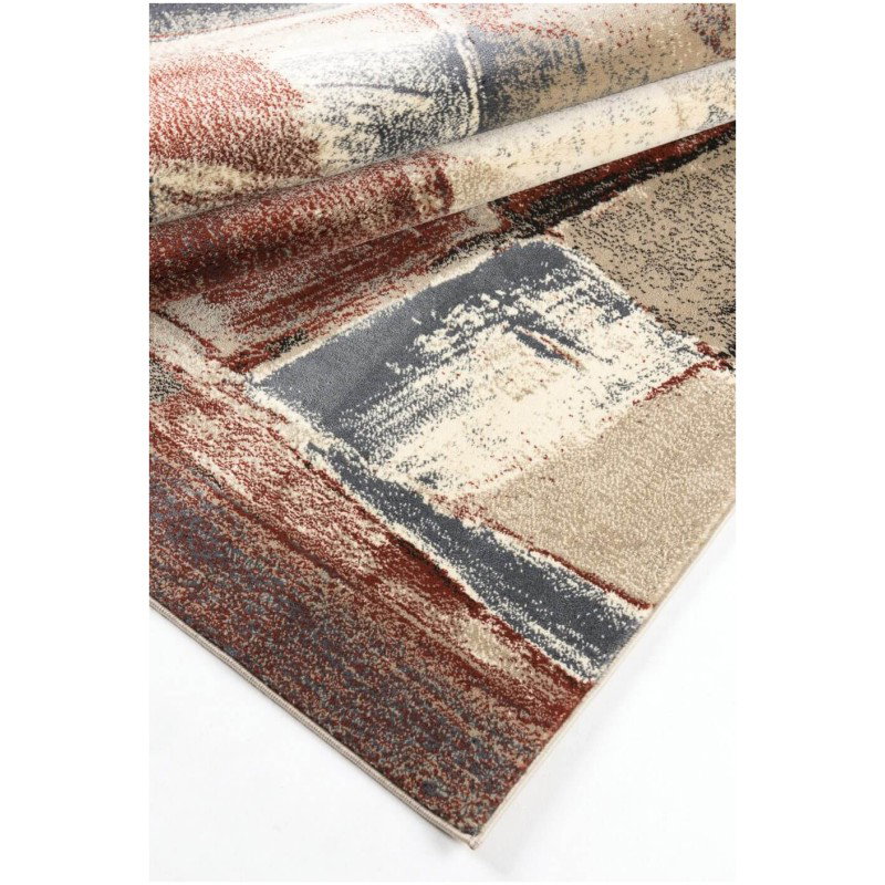 Tapete Eden Contempo Rojo y Beige