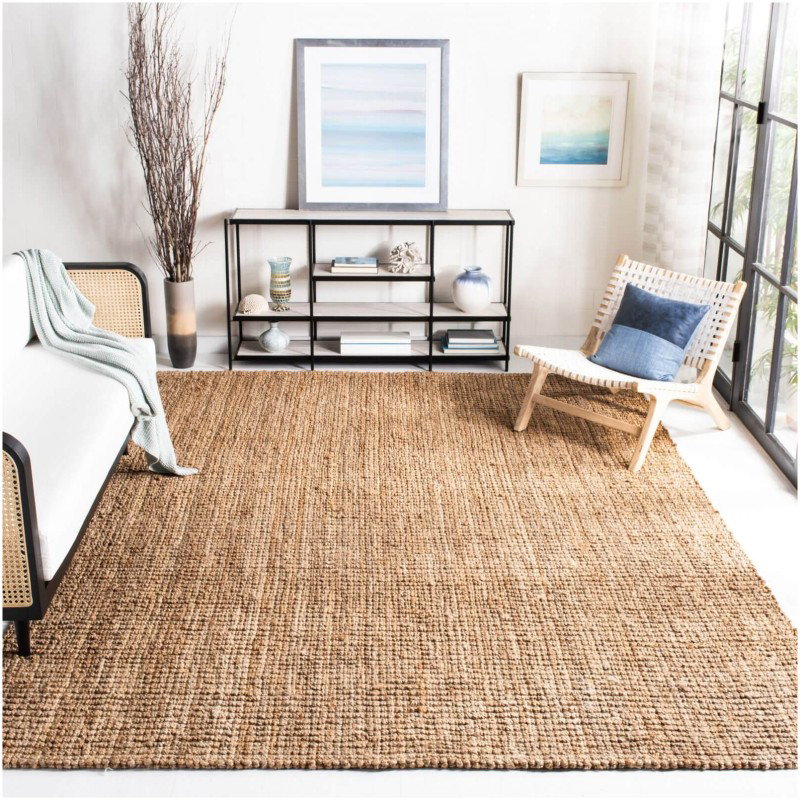 Tapete Nudo Grueso de Yute