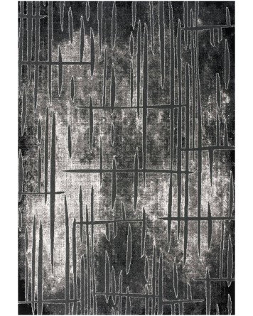 Tapete Giros Rayado Gris