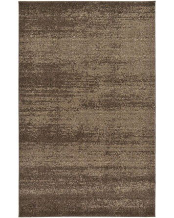 Tapete Dalma Aluminio Cepillado en Café