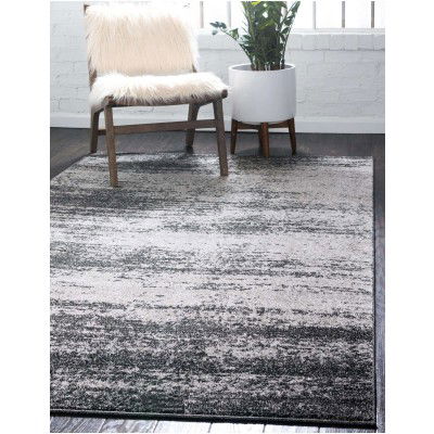 Tapete Dalma Aluminio Cepillado en Gris Oscuro