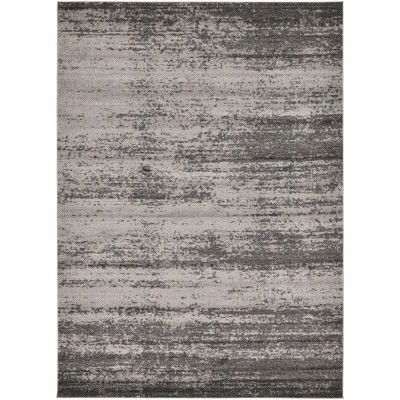 Tapete Dalma Aluminio Cepillado en Gris Oscuro