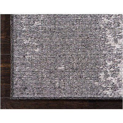 Tapete Dalma Aluminio Cepillado en Gris Oscuro