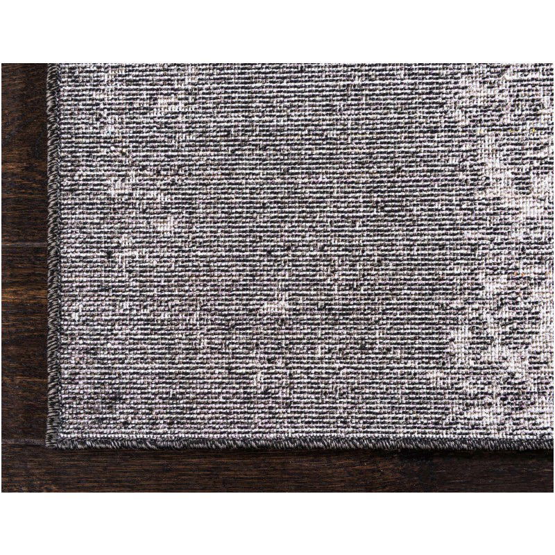 Tapete Dalma Aluminio Cepillado en Gris Oscuro