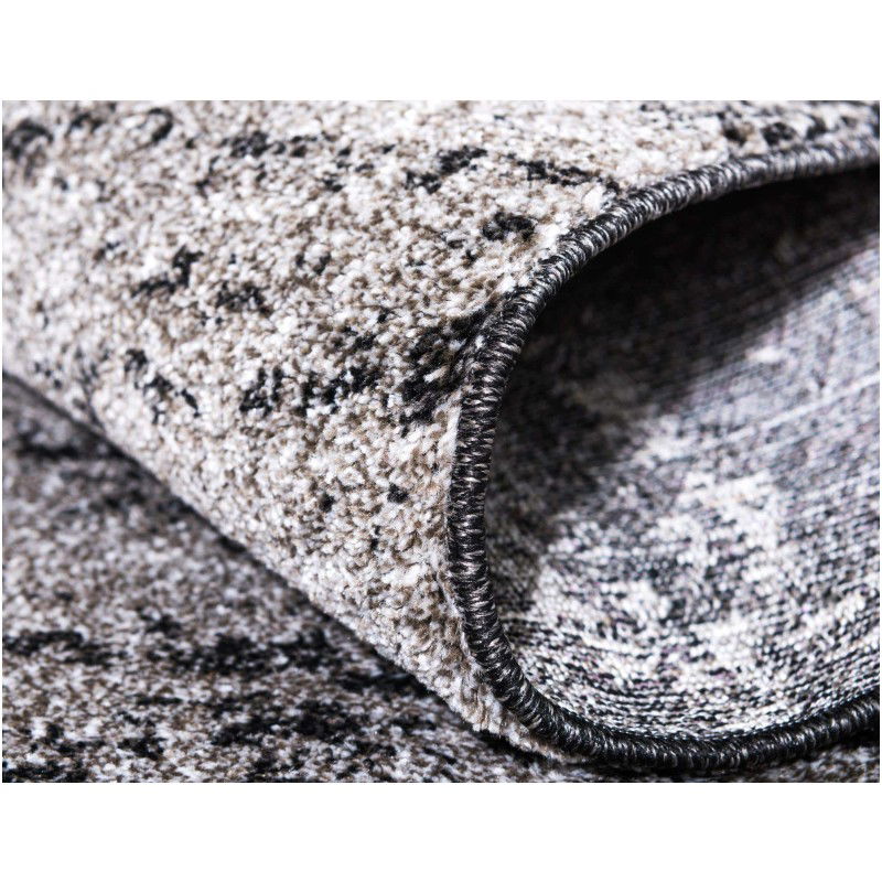 Tapete Dalma Aluminio Cepillado en Gris Oscuro