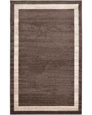 Tapete Dalma con Borde en Café