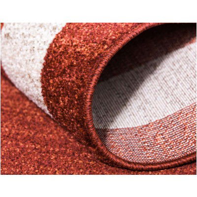 Tapete Dalma con Borde en Rojo