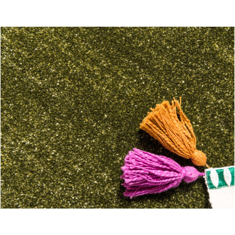 Tapete Dalma con Borde en Verde