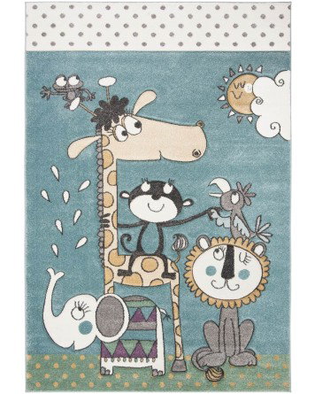 Tapete Carrusel Animalitos Amigos