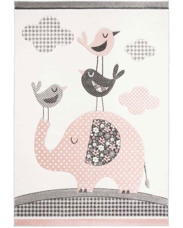 Tapete Carrusel Elefantito con Pajaros