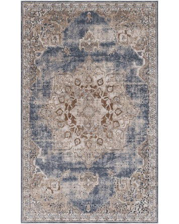 Tapete Castillo Gran Roseta Azul