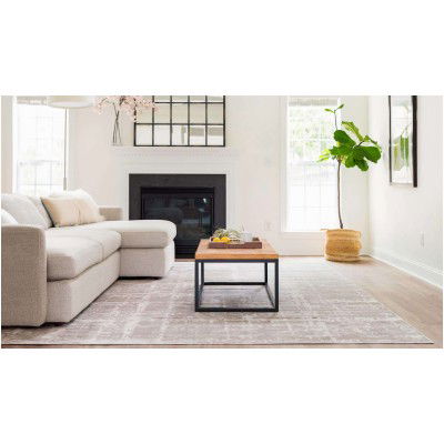 Tapete Christie Desgastado Café Claro