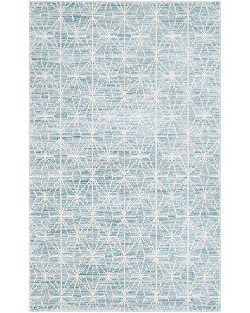 Tapete Christie Enrejado Azul Claro