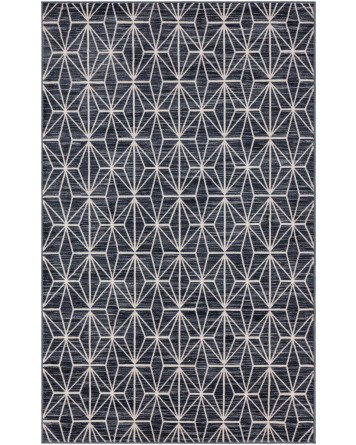 Tapete Christie Enrejado Azul Marino