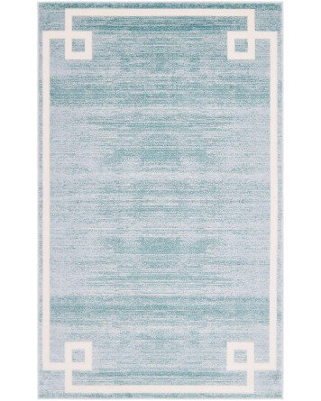 Tapete Christie Greca Turquesa