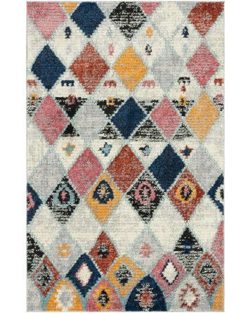 Tapete Rania Rombos Multicolor