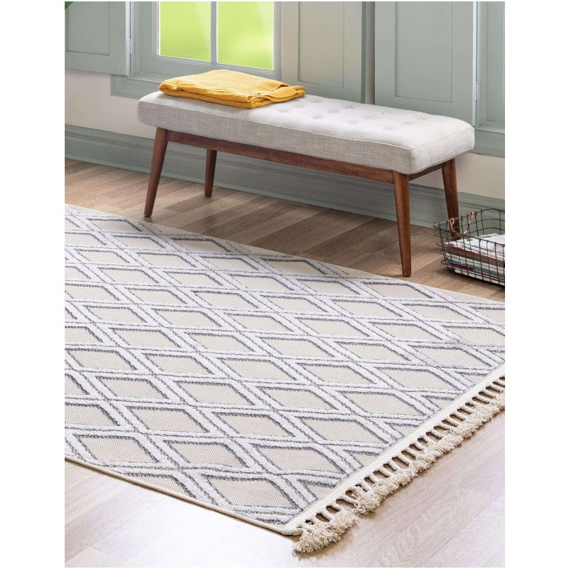 Tapete Aria Enrejado Beige