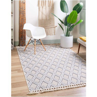 Tapete Aria Enrejado Beige