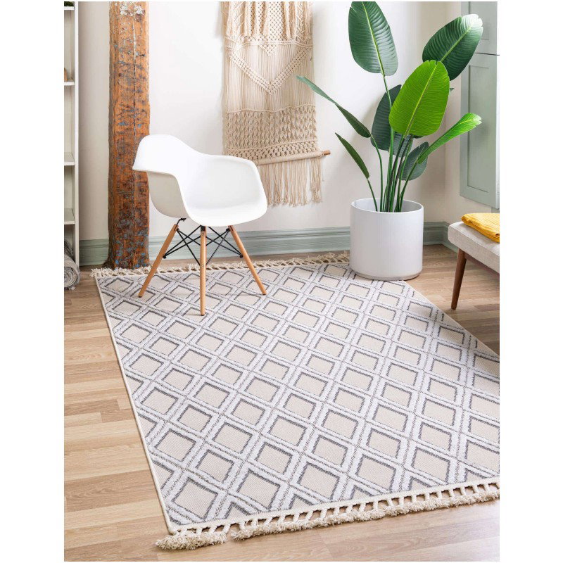 Tapete Aria Enrejado Beige