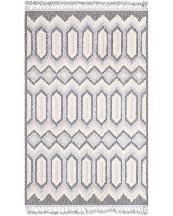 Tapete Aria Enrejado Contrastante