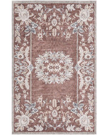 Tapete Eco Cancún Flores Rosadas