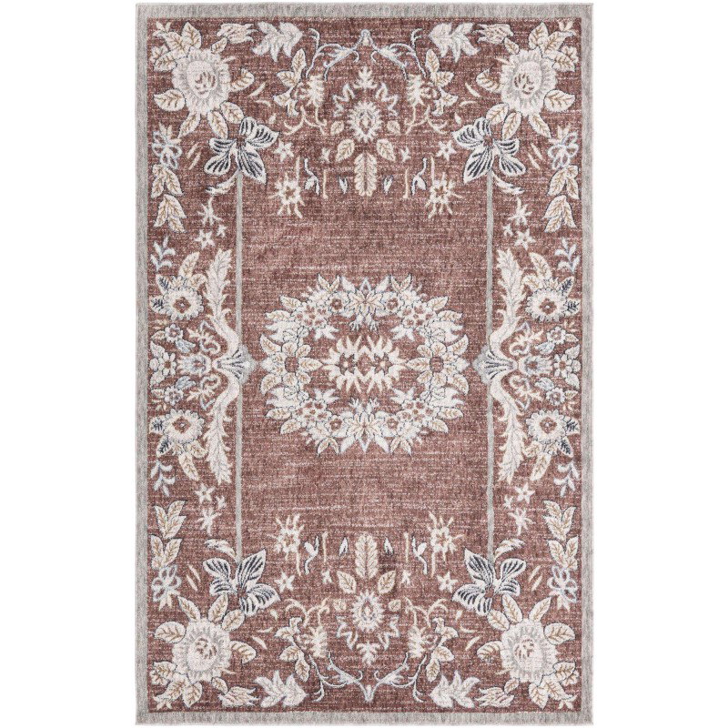 Tapete Eco Cancún Flores Rosadas