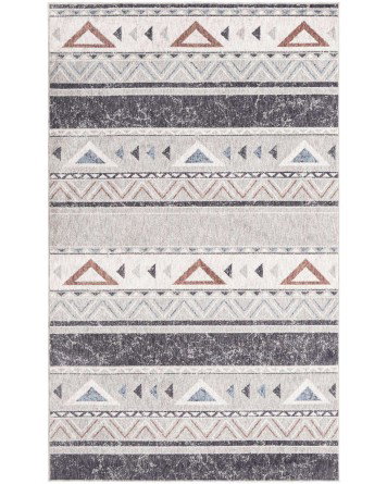 Tapete Eco Tulum Franjas y Triángulos