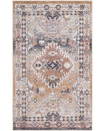 Tapete Eco Tulum Medallón Khaki