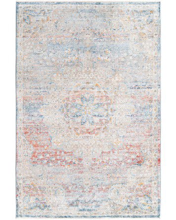 Tapete Providencia Medallón Floral Multicolor