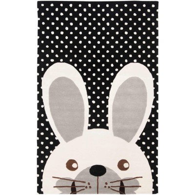 Tapete Kiddo Conejito en Negro
