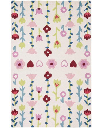 Tapete Kiddo Florecitas en Blanco