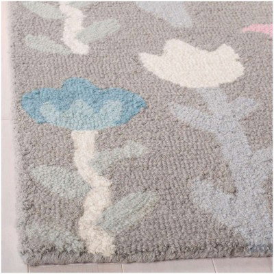 Tapete Kiddo Florecitas en Gris