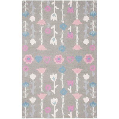 Tapete Kiddo Florecitas en Gris