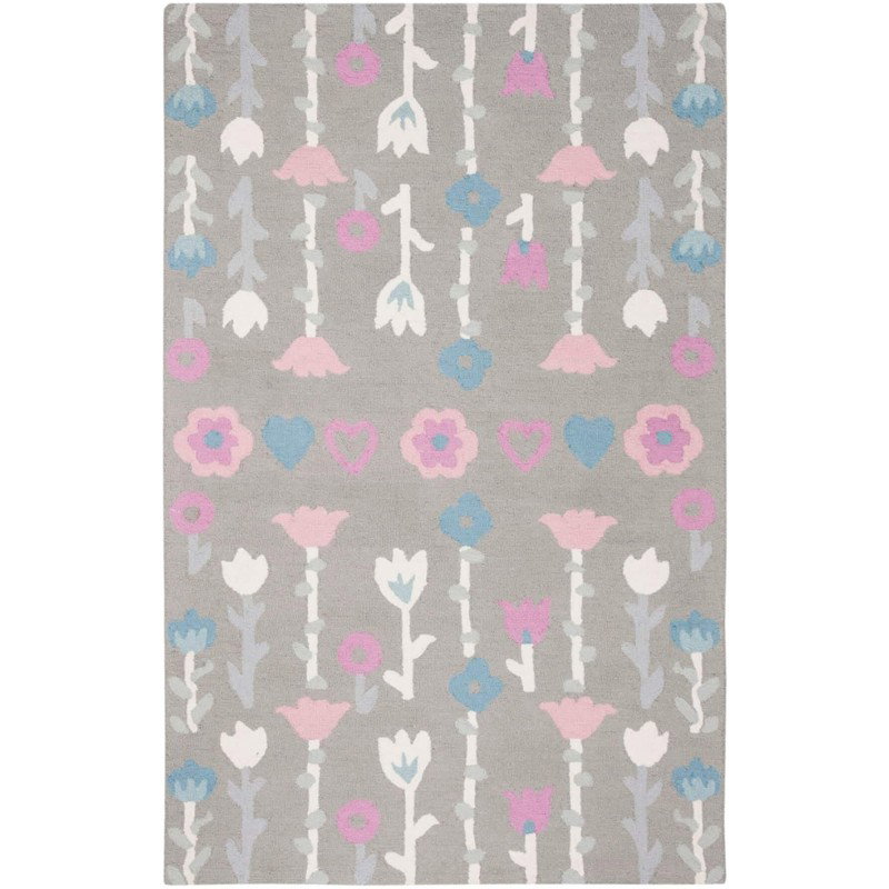 Tapete Kiddo Florecitas en Gris