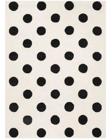 Tapete Kiddo Lunares Negros