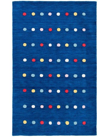 Tapete Kiddo Puntos de Color en Azul