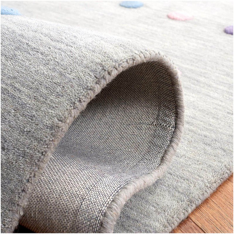 Tapete Kiddo Puntos de Color en Gris