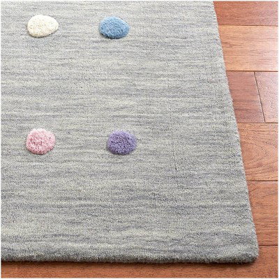 Tapete Kiddo Puntos de Color en Gris