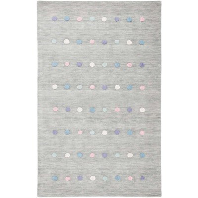 Tapete Kiddo Puntos de Color en Gris