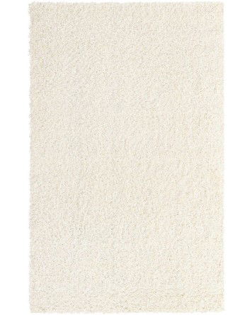 Tapete Shag Solido en Blanco
