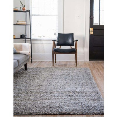 Tapete Shag Solido en Gris