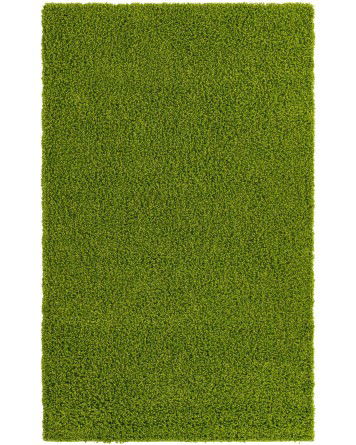 Tapete Shag Solido en Verde Jardín