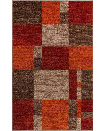 Tapete Otoño a Cuadros Ladrillo