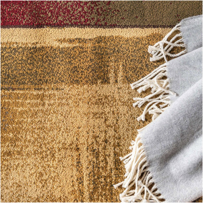 Tapete Espresso Marcas a Cuadros