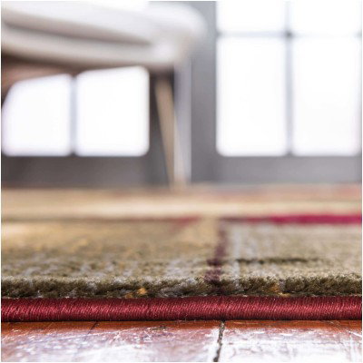 Tapete Espresso Marcas a Cuadros