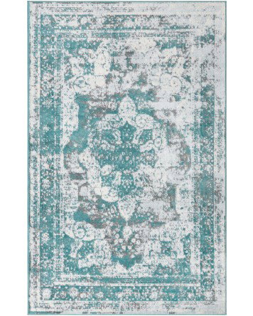 Tapete Loren Emblema Turquesa