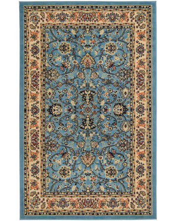 Tapete Valle Persa en Azul Claro