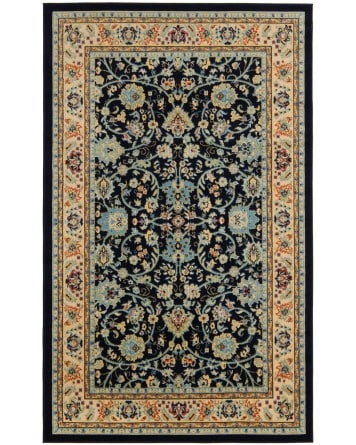 Tapete Valle Persa en Azul Marino