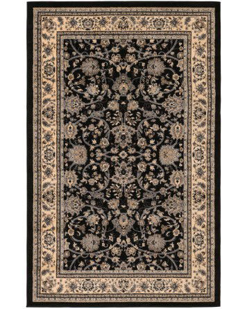 Tapete Valle Persa en Negro